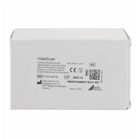 Light Protection Cover Plus, white Size 2, 300 pieces Dürr Dental